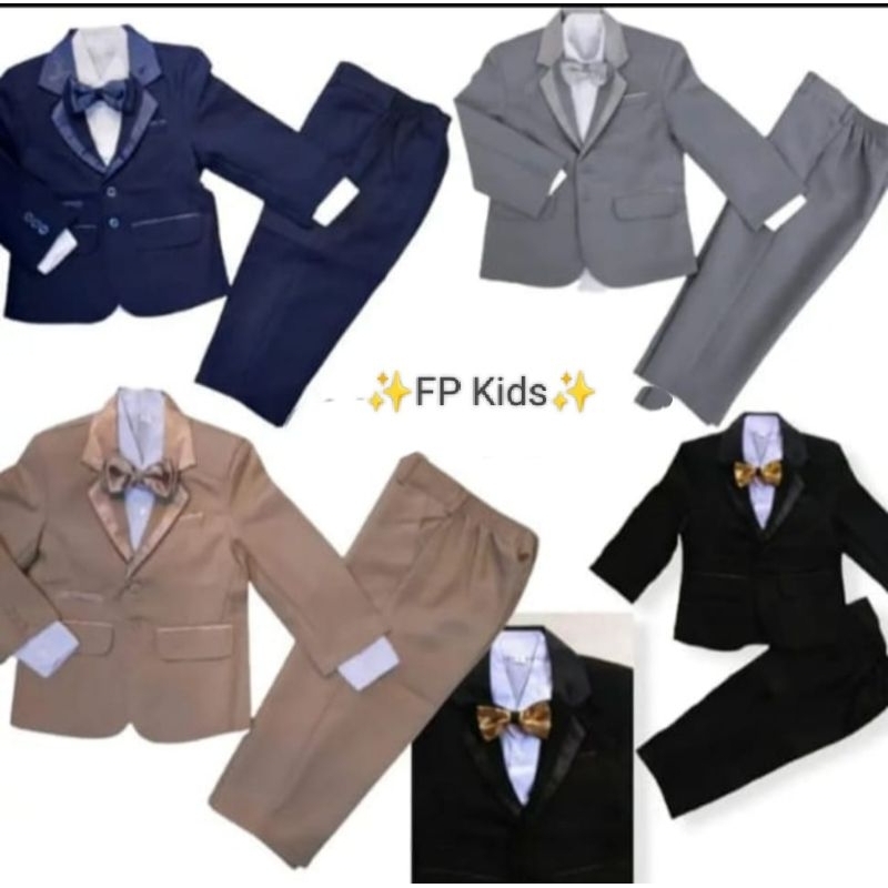 Setelan Jas Anak Laki Laki Umur 1-16 Tahun Jas Anak Tuxedo