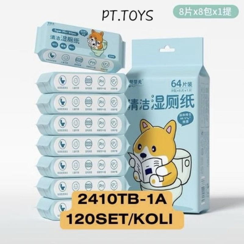 𝙋𝙏 𝙏𝙊𝙔𝙎 - Tissue Basah 𝙑𝙄𝙍𝘼𝙇 / Per Pcs KECIL / Tissue Basah MINI