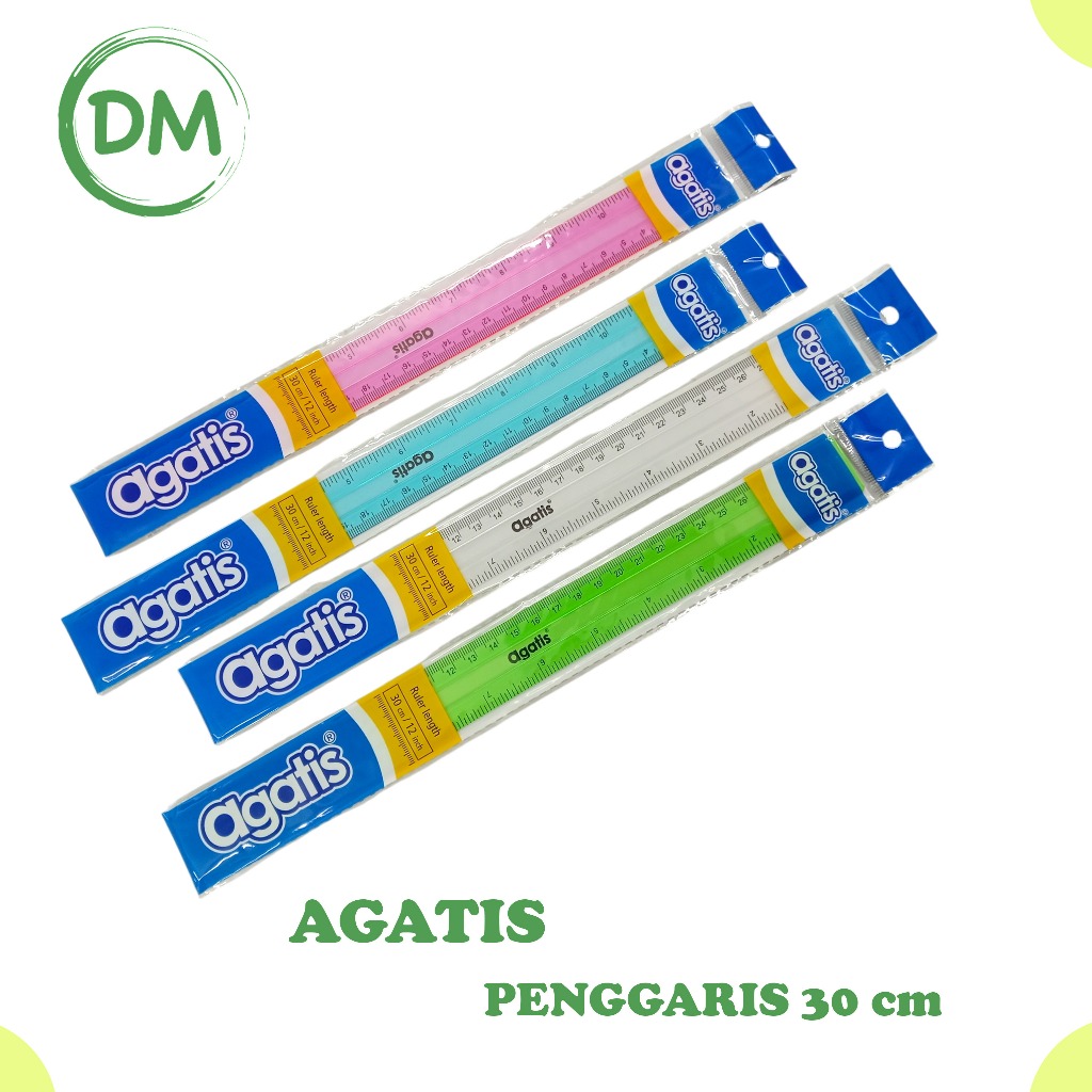 

Penggaris Agatis 30 cm / Penggaris Mika 30cm