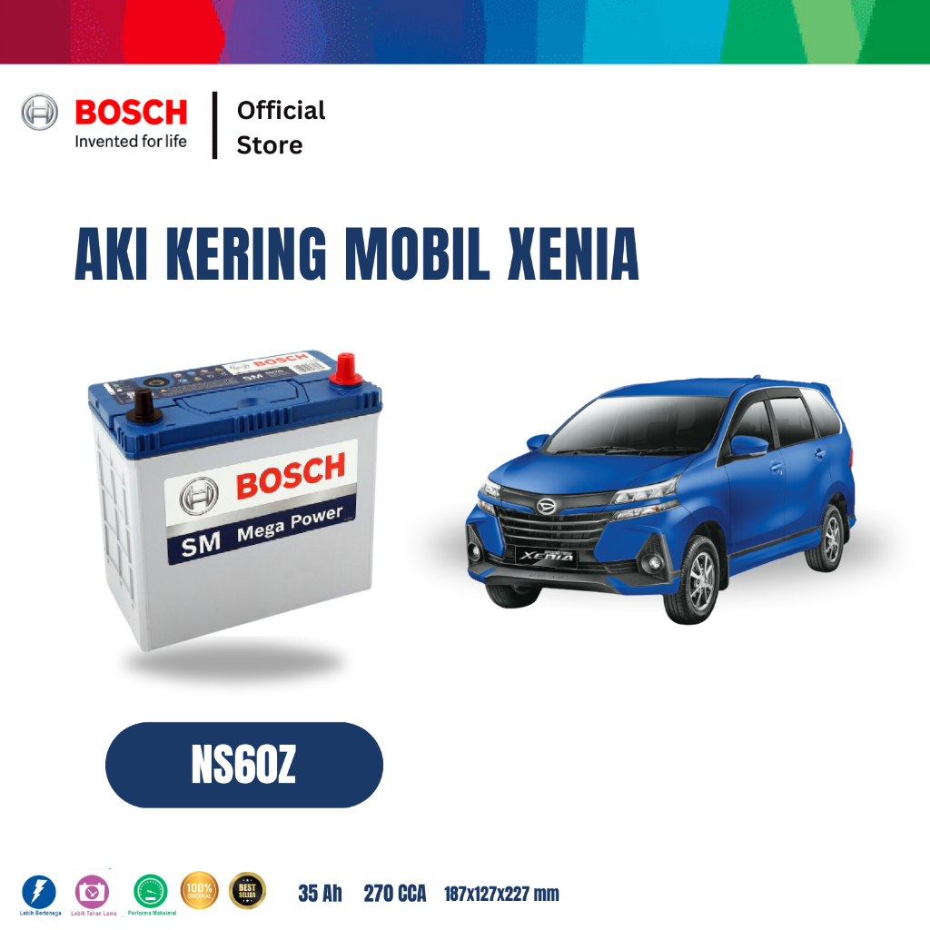 Aki Mobil Daihatsu Xenia Bosch MF NS60