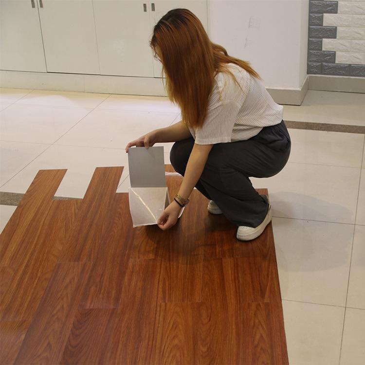 Perekat Lantai Kayu/stiker lantai serat kayu/vinil kayu/wallpaper lantai/Perekat Plafon/Marbel Vinil