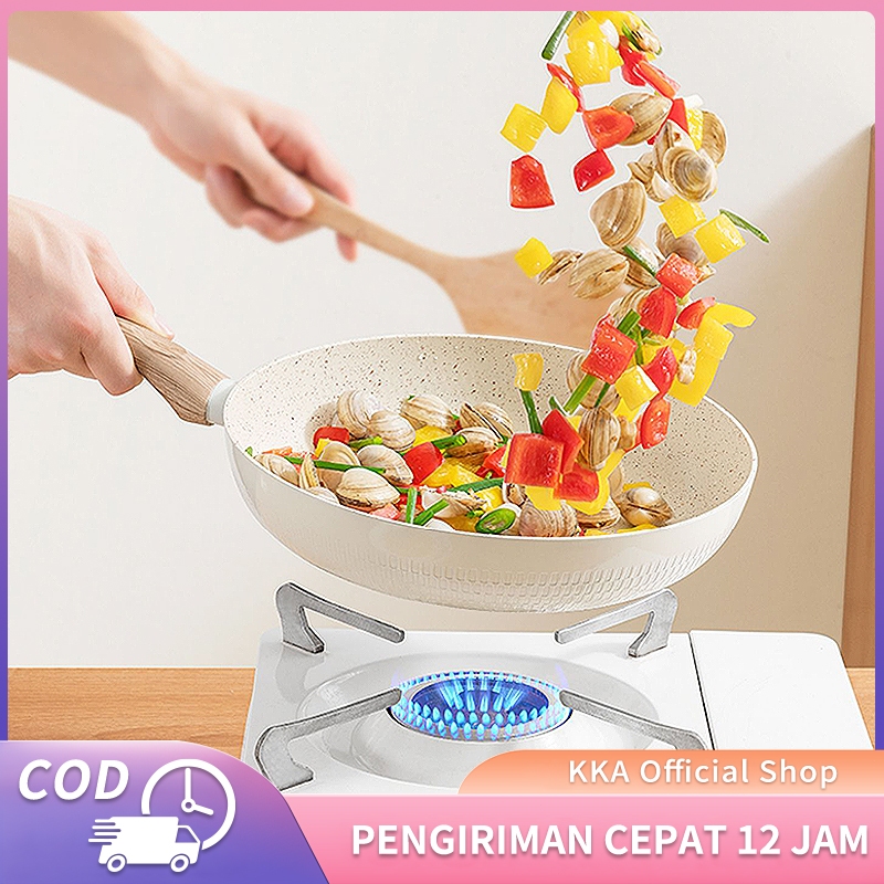 Wajan Anti Lengket Teflon Serbaguna Wajan Penggorengan Frypan Teflon Anti lengket 20cm