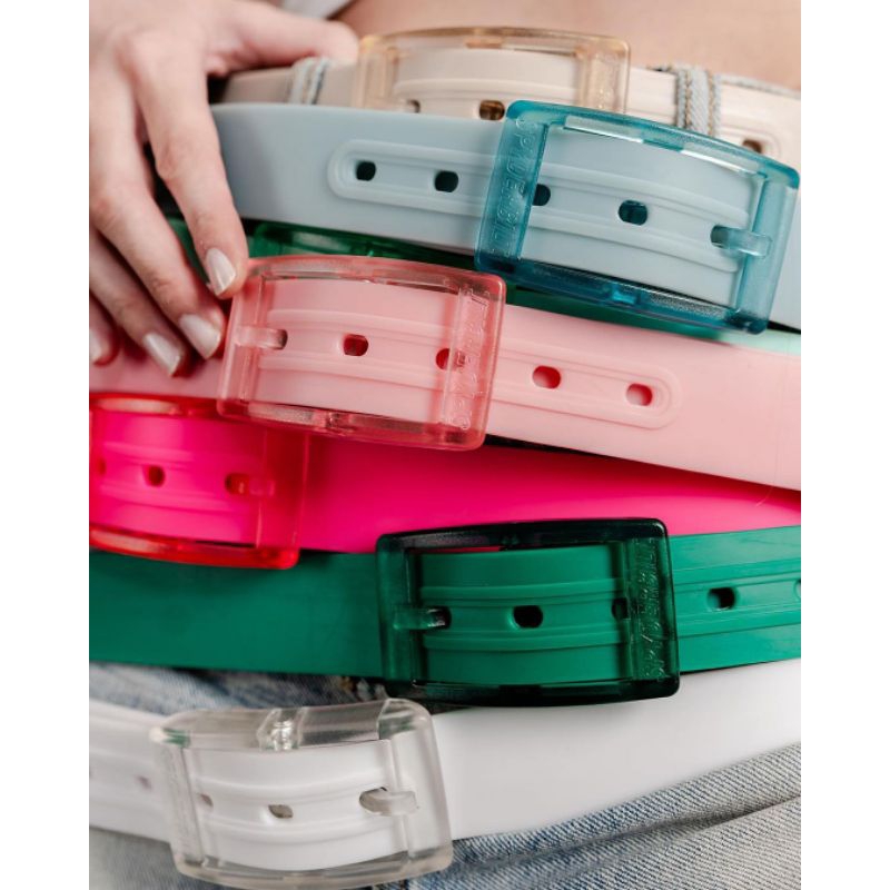 IKAT PINGGANG SPYDERBILT ORIGINAL - SPECTRUM COLOURFULL MEN BELT TPE23001 SKYBLUE ALL