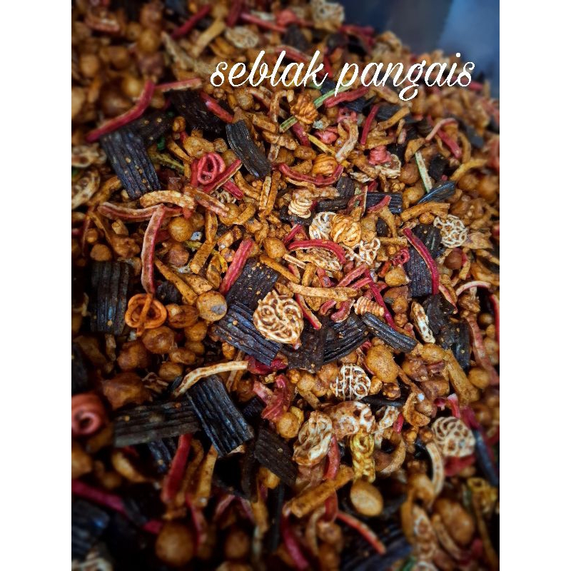 

KERUPUK SEBLAK CAMPUR MIX/ANEKA SEBLAK KERUPUK CAMPUR PEDAS CIKRUH 500 GRAM