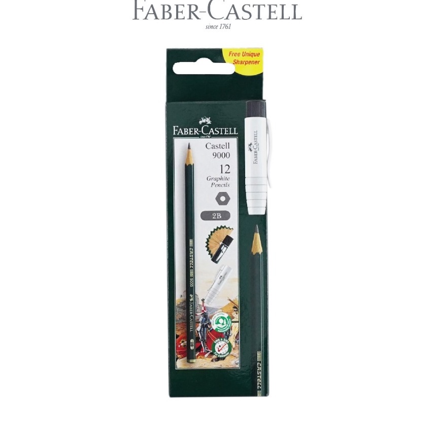 

KI3 FaberCastell Pensil Tulis Ujian 2b Free Cap Perfect Pensil