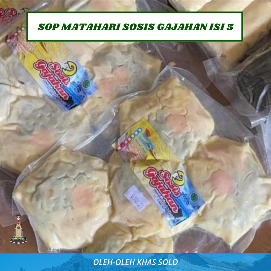 

Sop Matahari Gajahan Asli Solo - Jastip Kangen Jajanan Solo