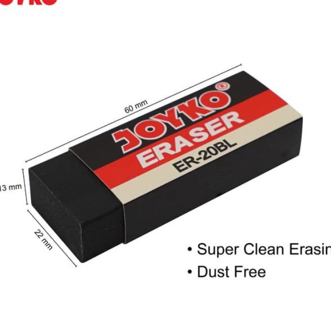 

KF7 Penghapus Joyko Hitam Er2 1pak2pcs