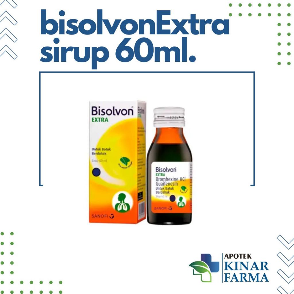 Bisolvon Extra Sirup 60 ml - Bisolvon Kids Sirup 60 ml