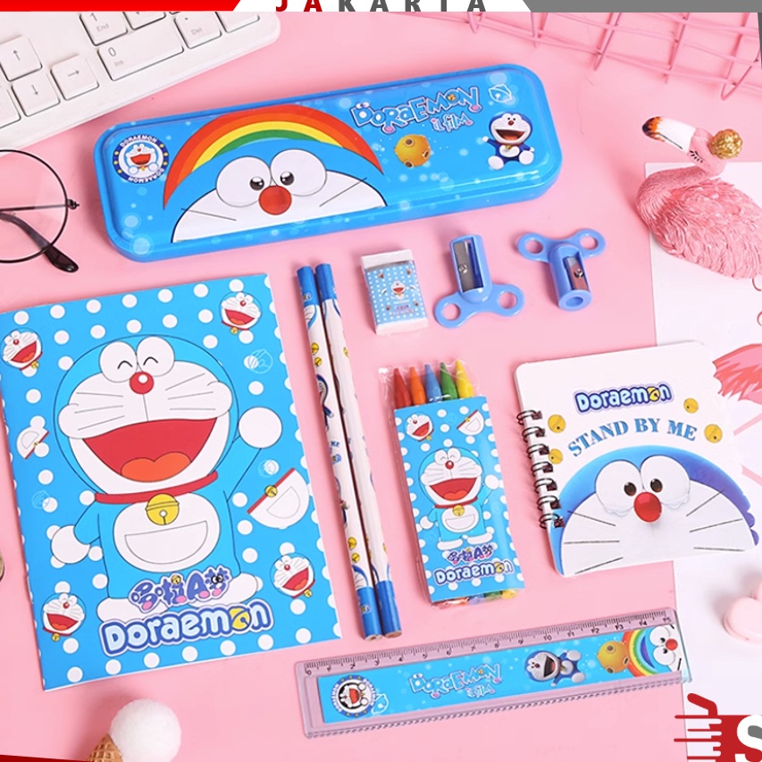 

KF7 OSM JKT S5982 Set Alat Tulis 8 In 1 Set Alat Tulis Anak Motif Kartun Set Alat Tulis 8 In 1 Lucu Stationery Set 8 In 1 Lucu