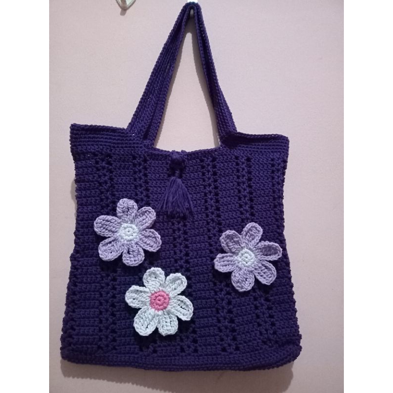 Tote bag rajut