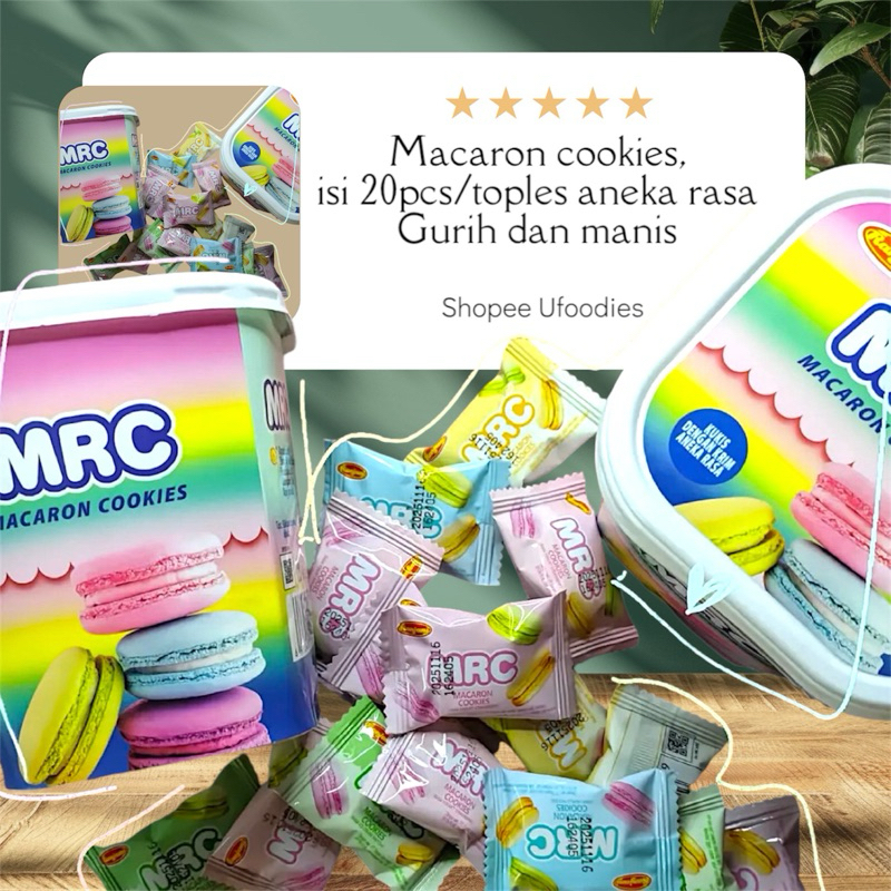 

MRC MACAROON ISI 20PCS 1 TOPLES KUKIS CRIM ANEKA RASA