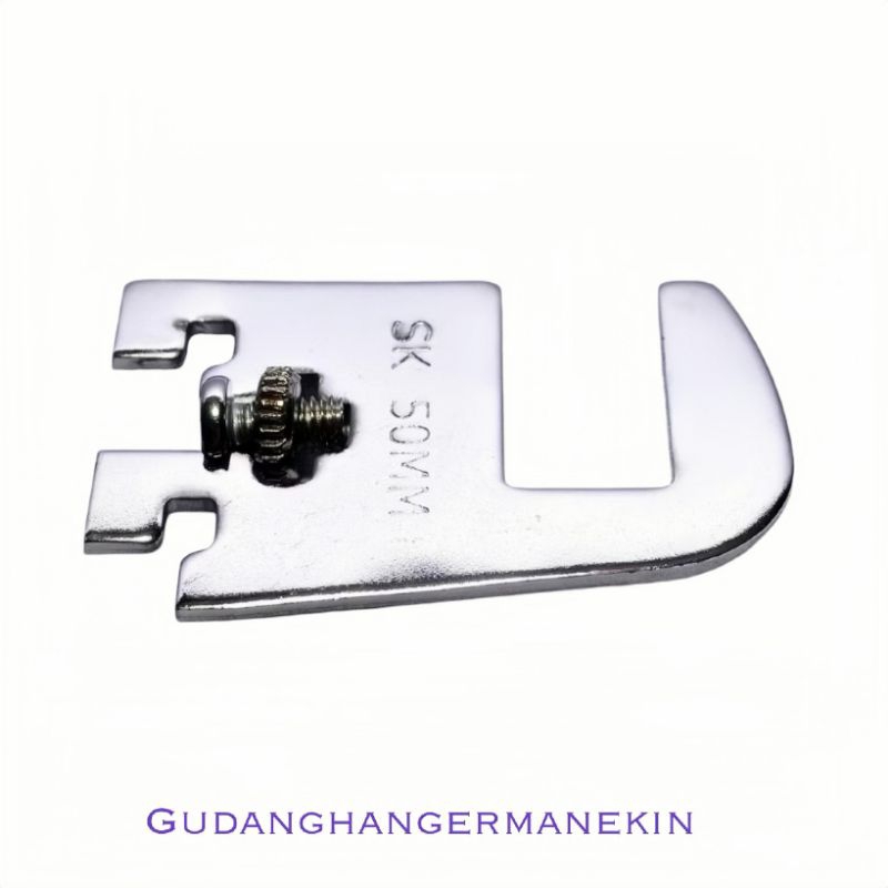 Bracket Pipa Kotak 5 cm Daun Braket Penyangga Pipa Kotak H5 Tatakan Pipa