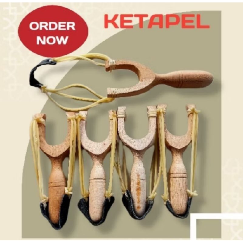 Ketapel Polos Plintengan burung bahan kayu berkualitas