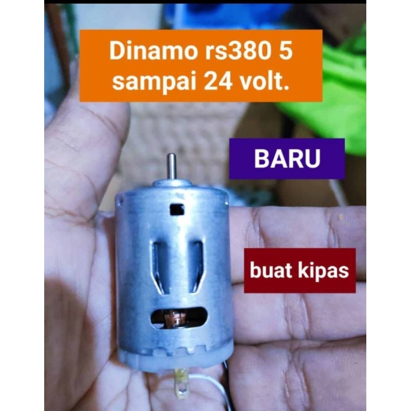 dinamo rs380 (5 sampai 24 volt)
