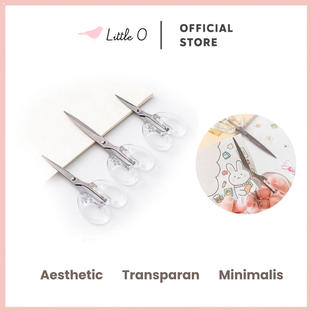 

Diskon 2 Akhir Pekan Transparent Scissors gunting kertas japan design A6