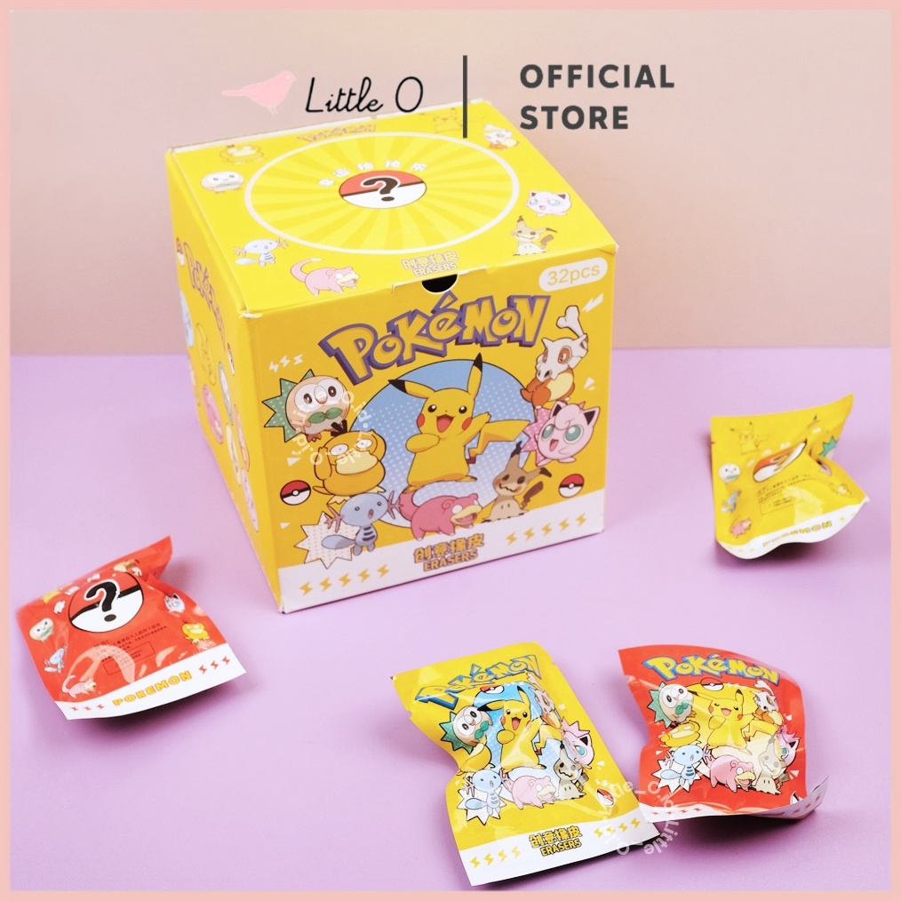 

Promo Akhir Pekan 3 PENGHAPUS SURPRISE POKEMON Misteri Bag Karakter Penghapus lucu A6