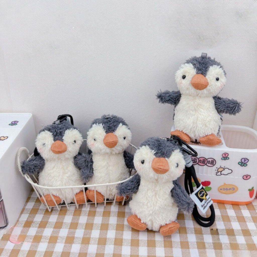 [READY STOCK] Jellycat Penguin Keychain/ Gantungan Kunci Lucu Pinguin Jellycat