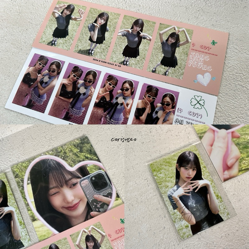 [OFFICIAL] PHOTOCARD POSTCARD STICKER DICON IVE JANGWONYOUNG JANG WONYOUNG ANNYEONGZ