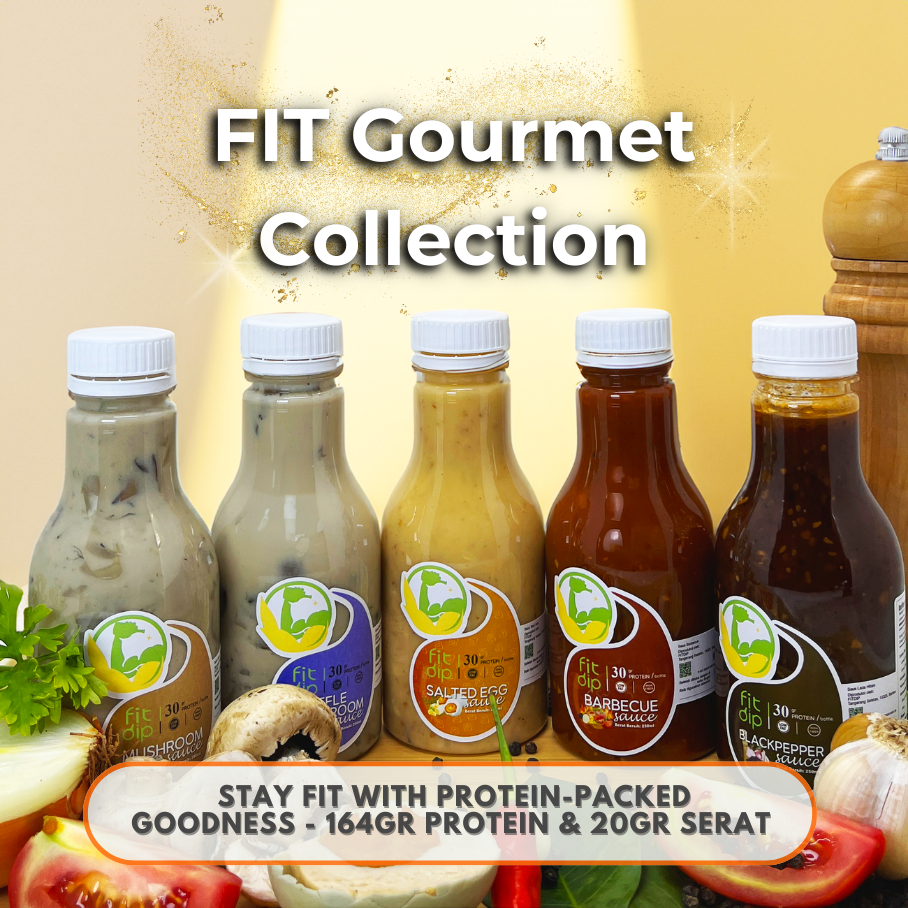 

FIT Gourmet Bundle | Saus Diet Sehat Rendah Kalori Tinggi Protein dan Serat