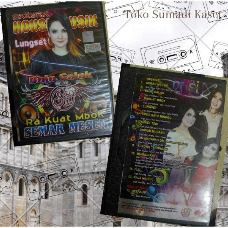VCD house music Nella kharisma produksi sakura record