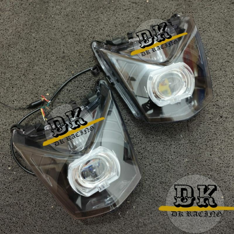 MIKA REFLEKTOR LAMPU PROJIE BILED BEAT FI STATER KASAR SEMI BILED