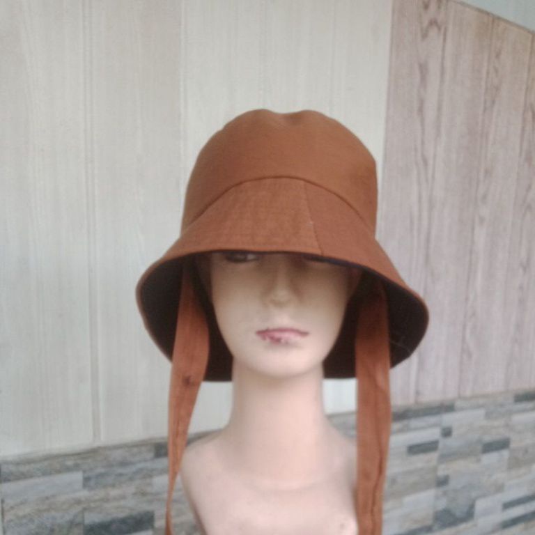 Segera Nantikan topi wide backed head topi Korea tali panjang