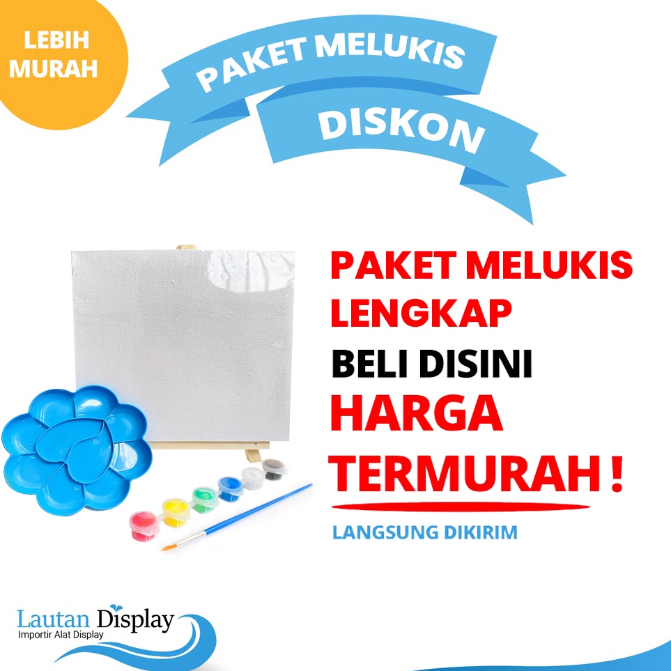 

Diskon Khusus Alat Lukis Lengkap 1 Paket Alat Melukis Anak Cat Lukis Kanvas Kuas Palet Paket Lukis Anak 1 Set Lukis Peralatan Melukis Painting Kit Murah Stand Mini Easel Stand Lukis Mini Paket Painting Kit Kanvas