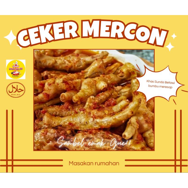 

MASAKAN RUMAHAN**CEKER MERCON /PORSI ISI 5*MASAKAN RUMAHAN ENAK DAN MURAH)