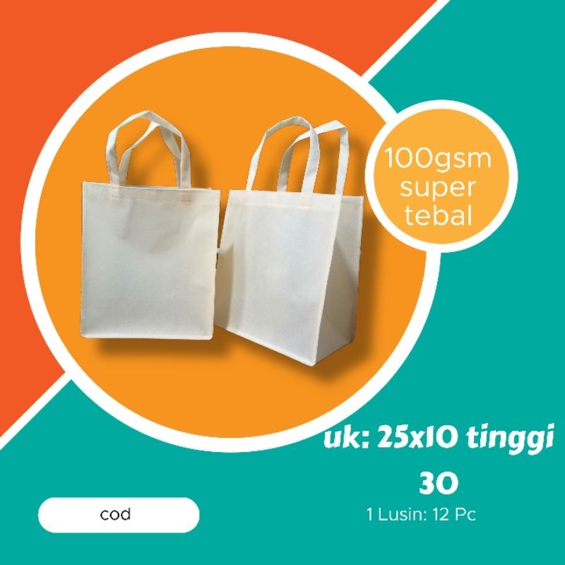 tas kain tebal/spunbond 100gsm super tebal/tas kenduri/hajatan