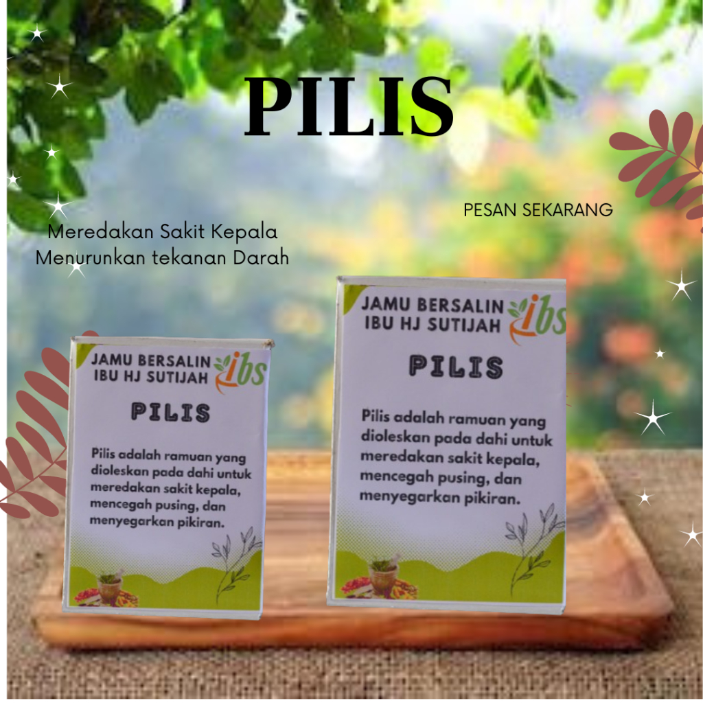 Jamu Tapel PILIS untuk Ibu Habis melahirkan