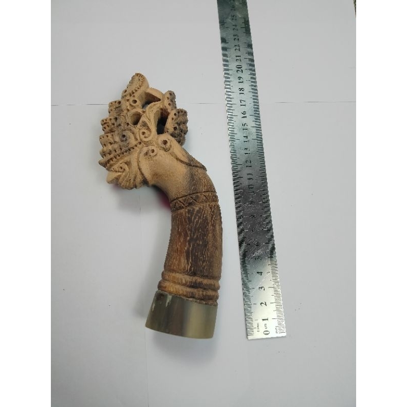 gagang kayu sonokeling ukir wayang
