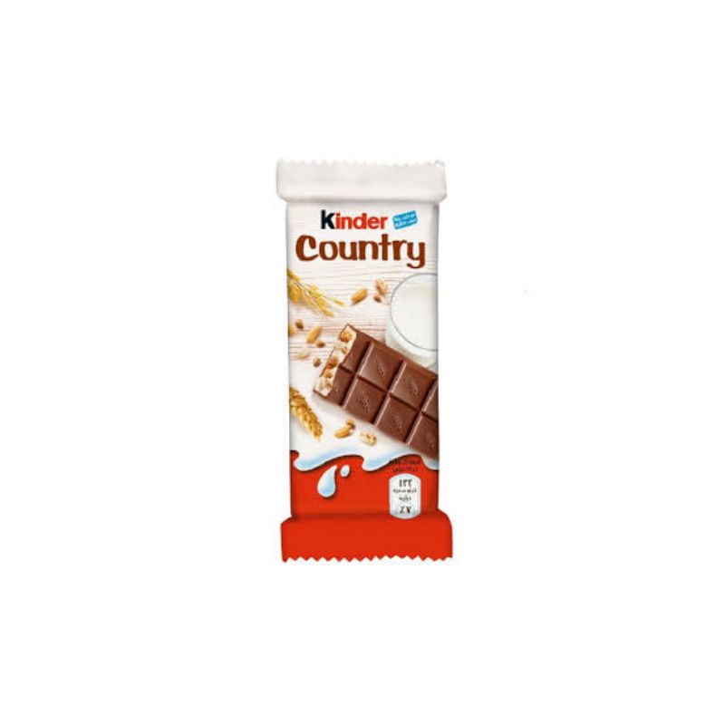 

coklat kinder country enak susu coklat biskuit kinder