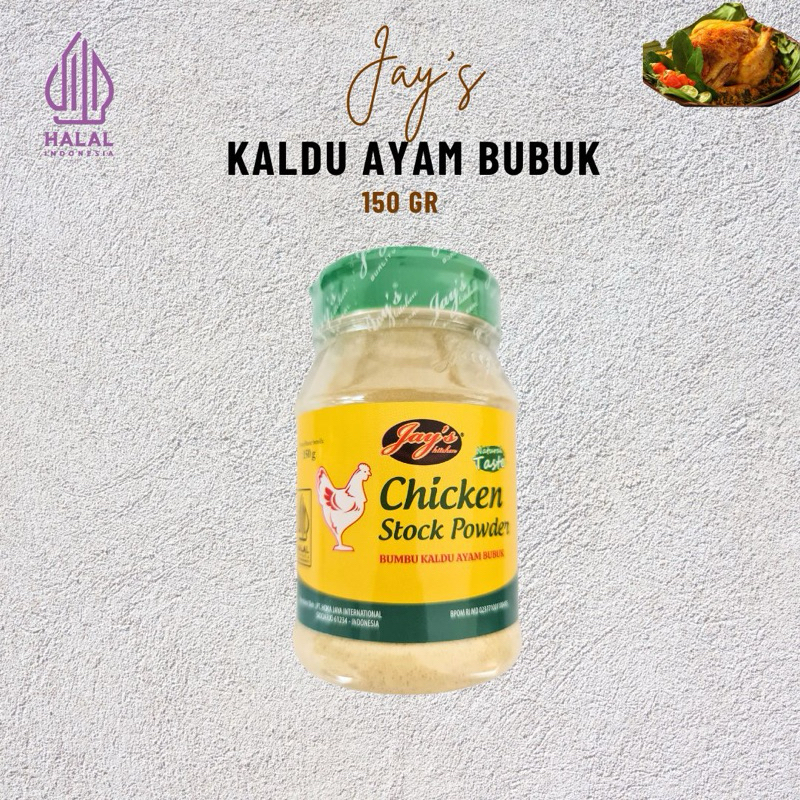 

Jays kaldu ayam / Jays kaldu sayur / Jays Kaldu Jamur / Kaldu Non MSG / Kaldu MPASI / Kaldu Alami / Kaldu jays / Kaldu Ayam / Kaldu Sapi / Kaldu Jamur