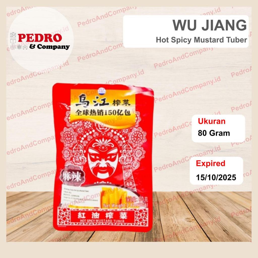 

Wu Jiang topeng hot spicy mustard tuber 80 gram Hijau asinan sawi