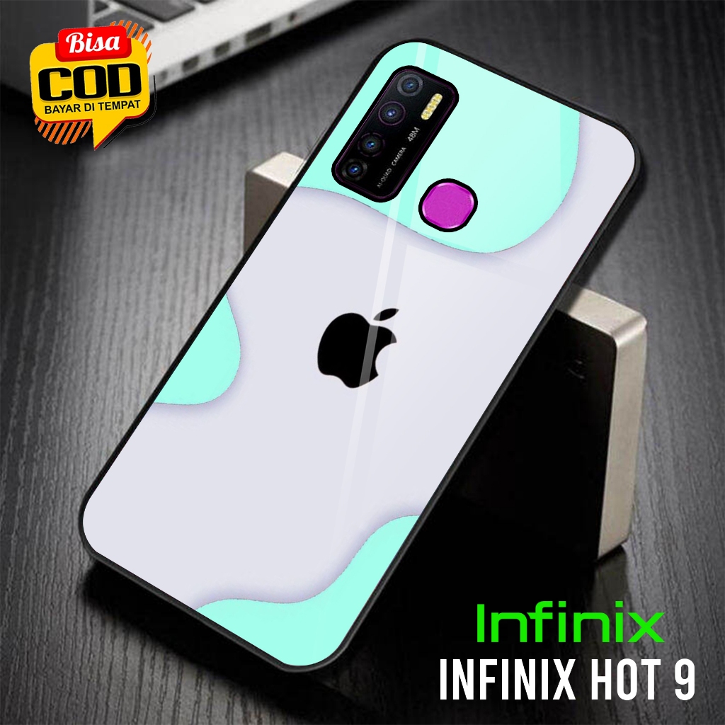 Toly Case Infinix Hot 9 Terbaru [ IPhone Logo Magsafe ] - Casing hp Infinix Hot 9 - Case Hp Infinix 