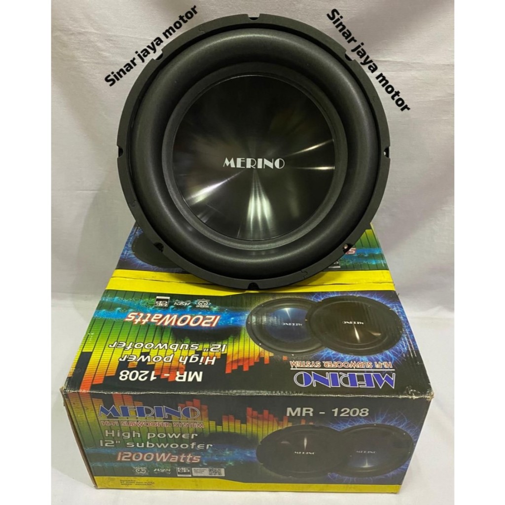 SUBWOOFER / SUBWOFER MERINO 12 INCH MR-1208 / MR 1208 DOUBLE COIL