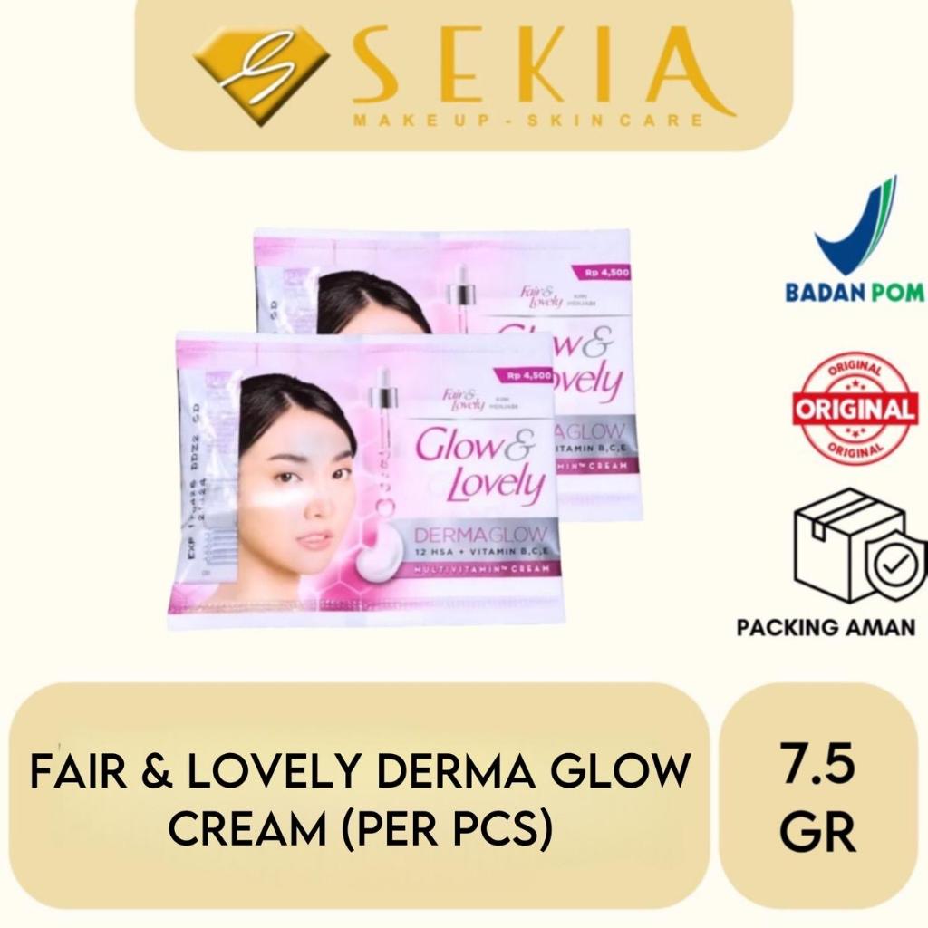 Fair & Lovely Cream Sachet 1pcs / Glow & Lovely Krim Pencerah