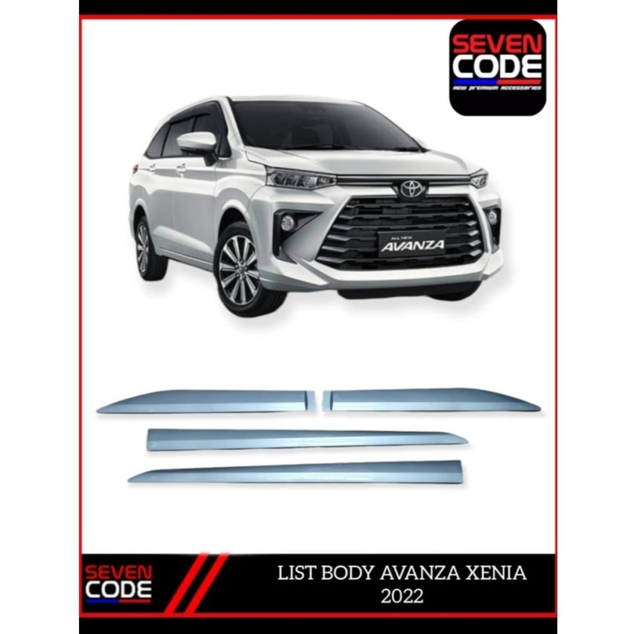 LIST BODY AVANZA XENIA 2022 WARNA BODY