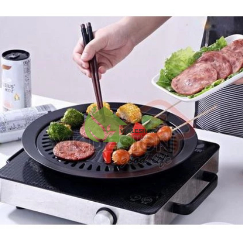 Grill Pan Wajan Teflon Panggangan Pemanggang Ayam Bakar Daging Sapi Panggang BBQ Stainles Food Grade