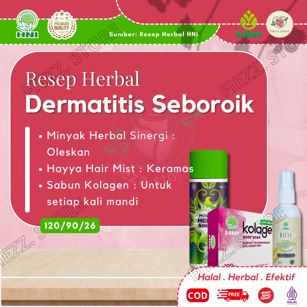 Resep Herbal HNI HPAI DERMATITIS SEBOROIK ➖ Obat Ampuh Menyembuhkan Penyakit Dermatitis Seboroik