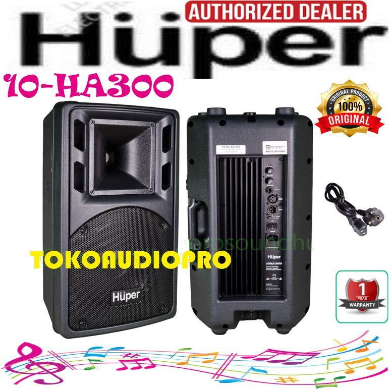 Speaker Aktuf Huper 10HA300 2-Way Speaker Aktif Huper 10-HA300