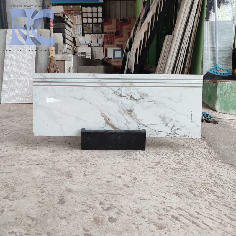 pijakan granit anak tangga 30x70 / 30x80 Rintanox white