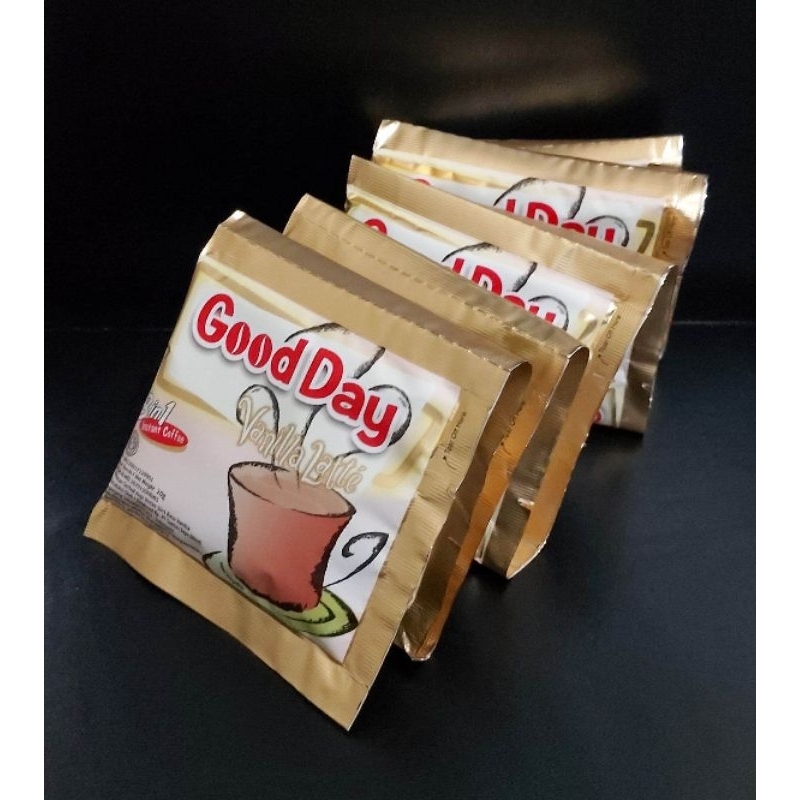 

KOPI GOOD DAY VANILLA LATTE 20Gram (1 renceng isi 10 sachet)