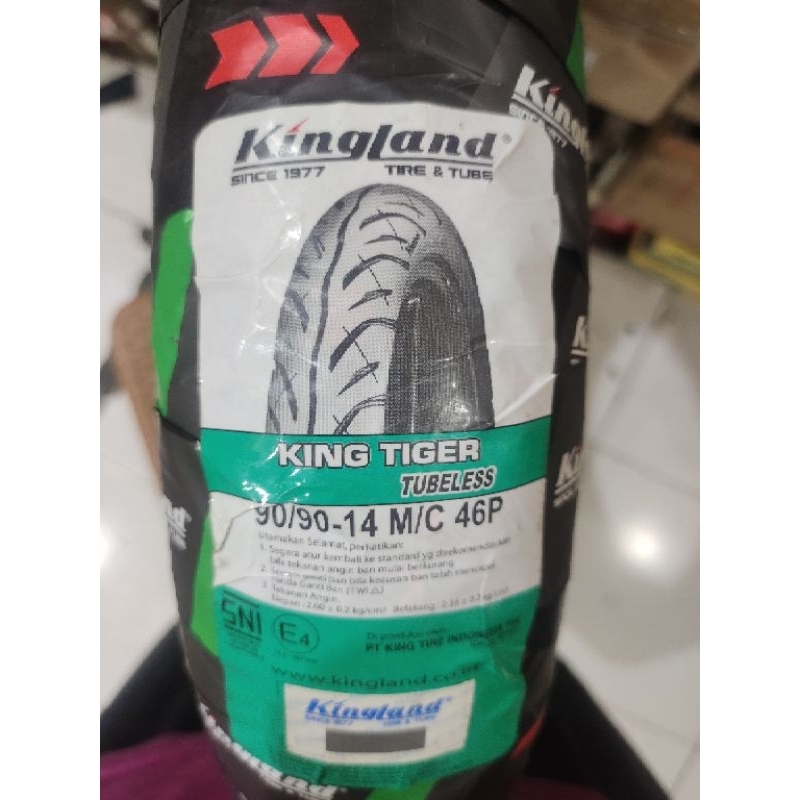 Ban tubles tubeless Belakang kingland 90 90 14 Beat Scoopy Vario 110 125 150