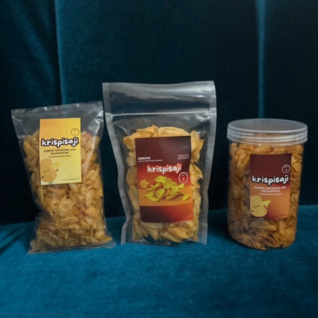 

Krispi Saji Keripik Singkong Khas Kalimantan Bumbu Asli