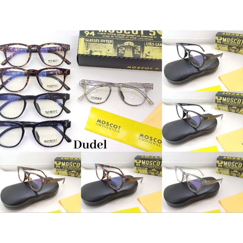 frame kacamata pria wanita unisex kotak Dudel Moscot