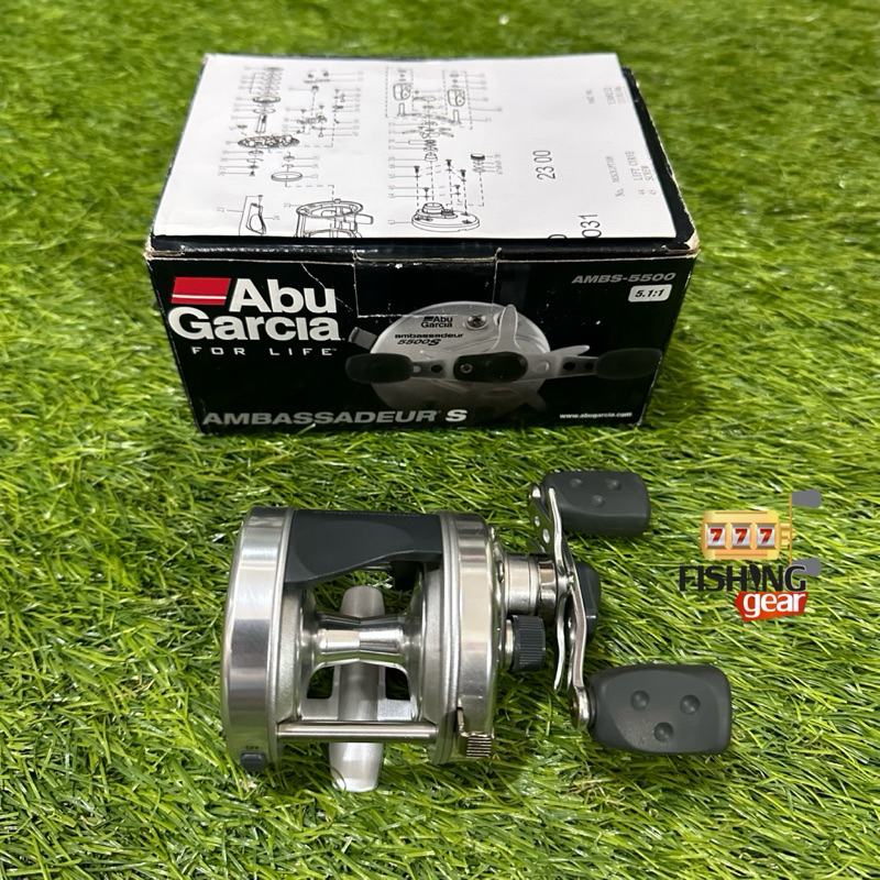 ROUND REEL ABU GARCIA AMBASSADEUR S AMBS-5500 HANDLE KANAN REEL CASTING