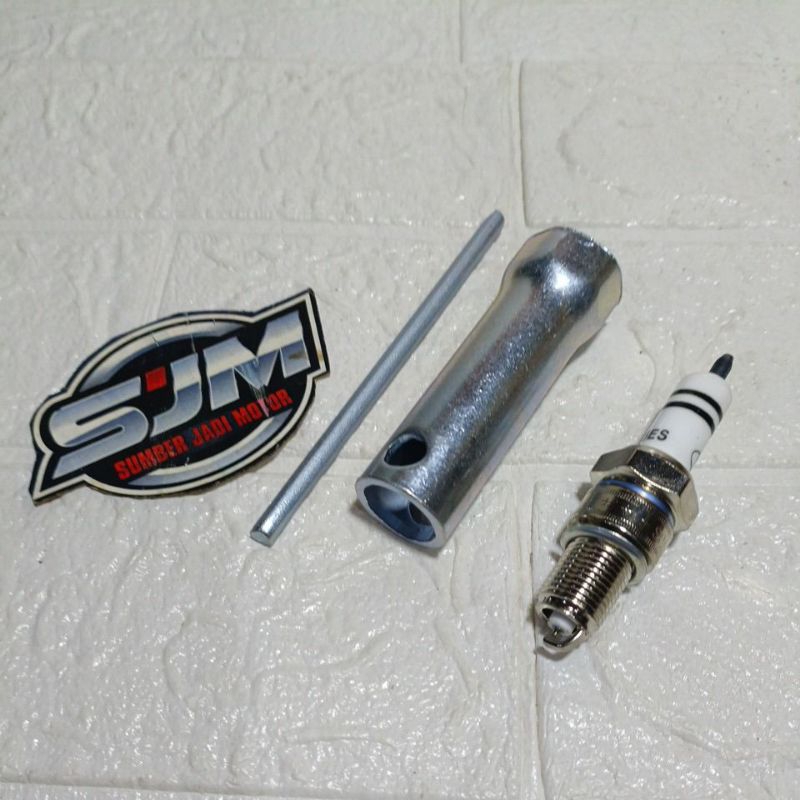 kunci busi dan busi kawasaki ninja 2 tak RR R