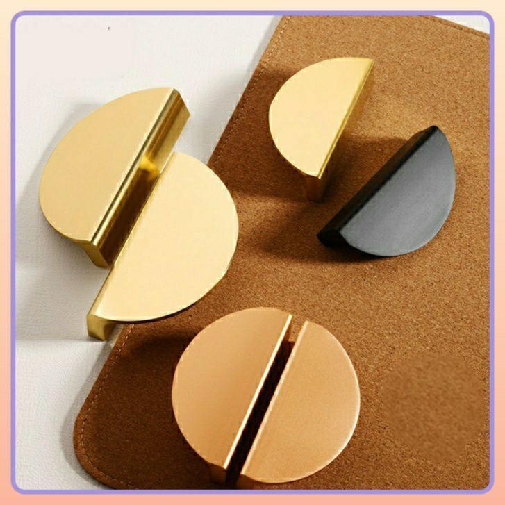 Minimalis Lemari Bulat Handle / Tarikan Laci Semi Circular Handle / Minimalis Lingkaran Klasik Seten