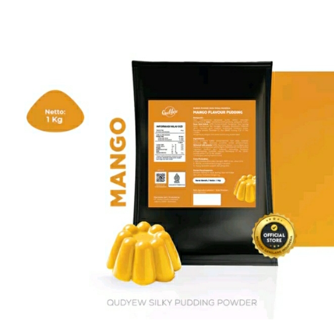 

Comefood Mango Silky Puding 1 kg / Come Food Mangga Pudding Powder